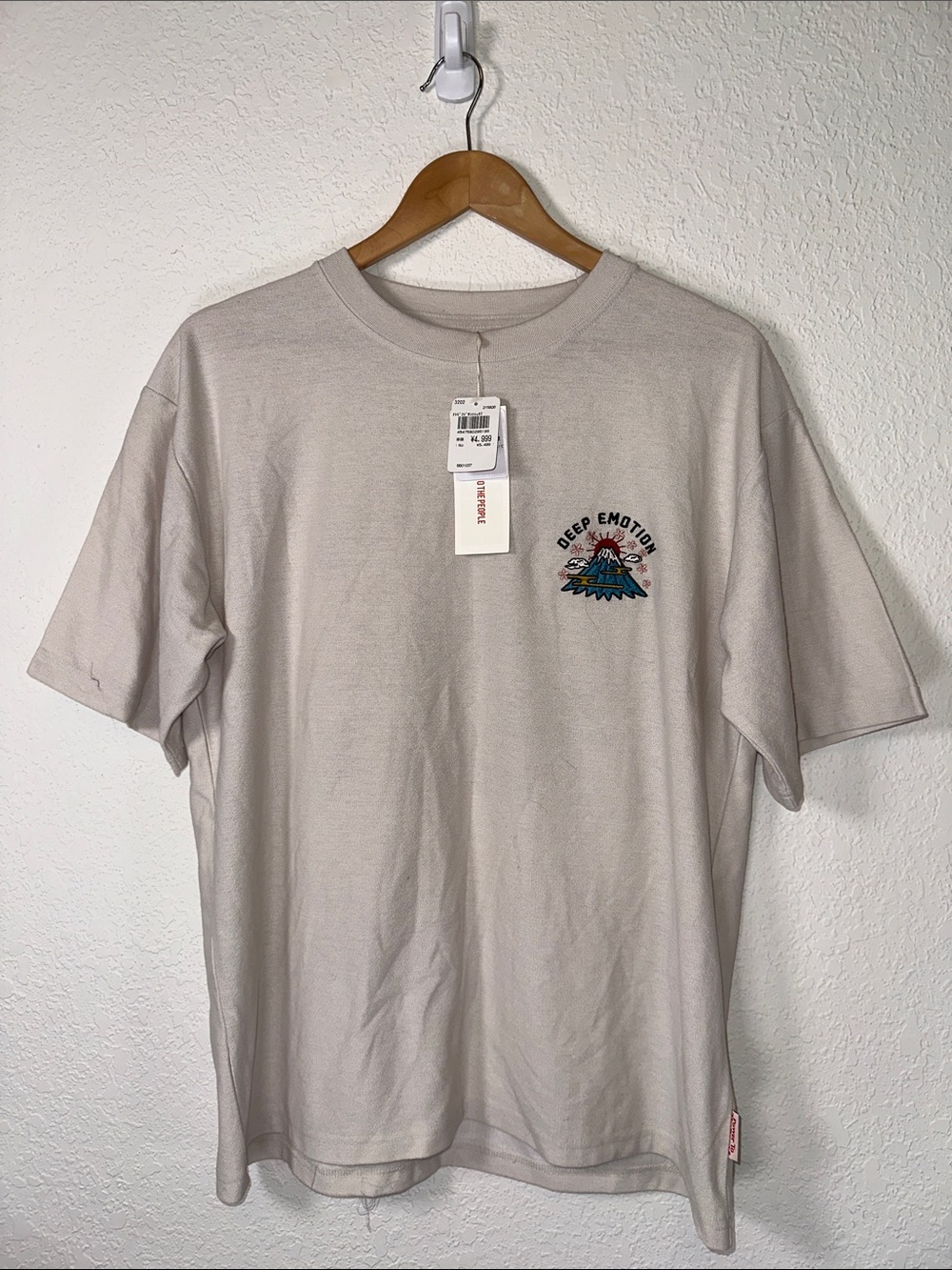 Power to the People Deep Emotion Embroidered Mt. Fuji